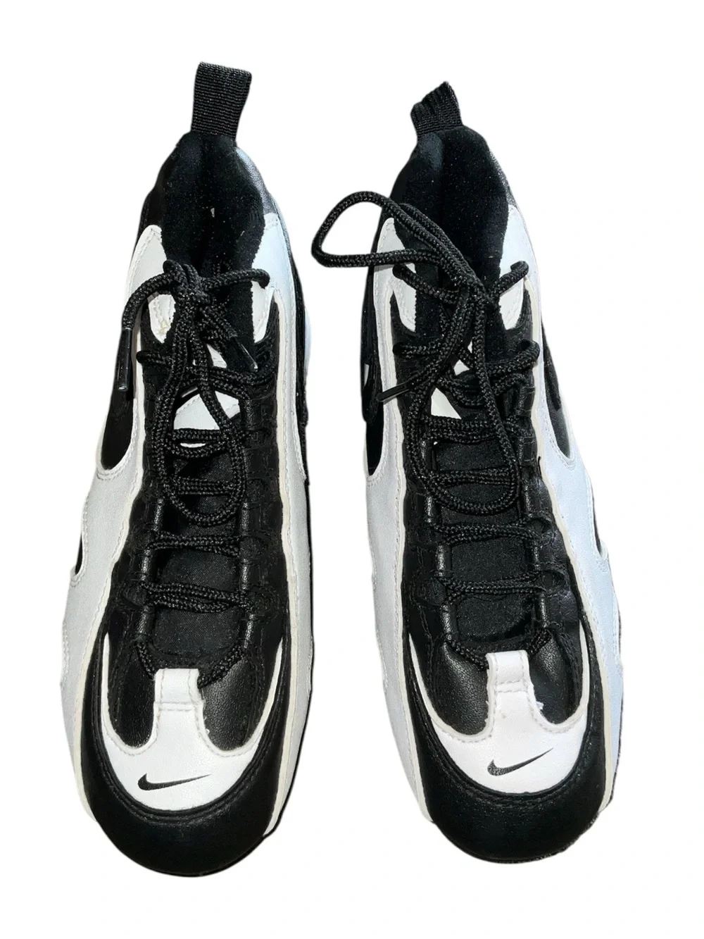 Vintage 90s Nike Air Ken Griffey JR Max Metal Baseball Cleats Black White Size 6